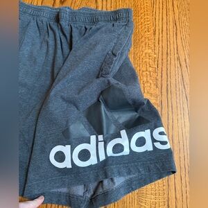 Men’s Adidas‎ Sweat Shorts Lounge Charcoal Gray Sz L